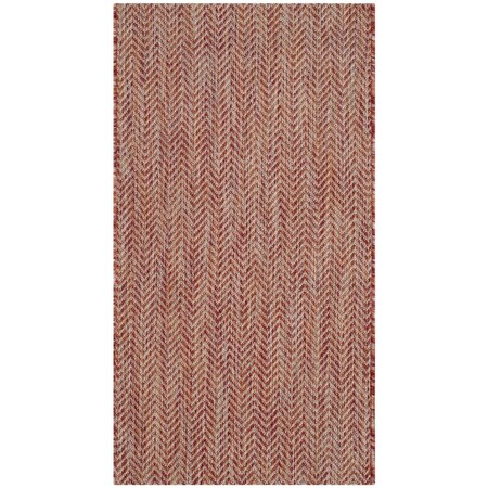 Safavieh Courtyard Accent Area Rug, Red and Beige - 2 x 3 ft. - 7 in. CY8022-36521-2